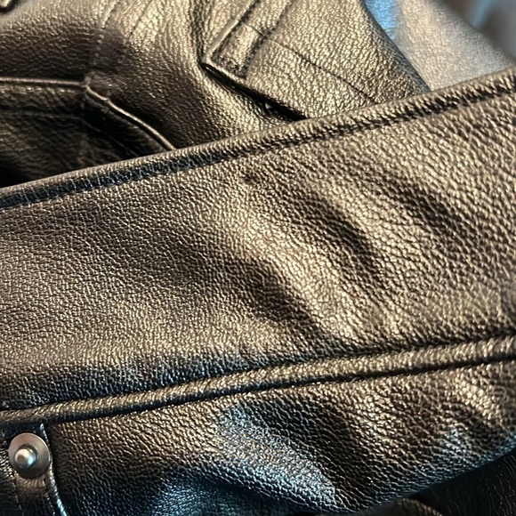 Spanx Leather Like ankle Skinny Pant Size M - Picture 11 of 12